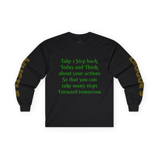 HLE Inspirational Long Sleeve Tee - Empowerment Quote & Graphic