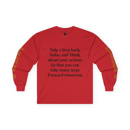 HLE Inspirational Long Sleeve Tee - Empowerment Quote & Graphic