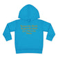 HLE Toddler Fleece Hoodie - "Respect the Hustle" Inspirational Design