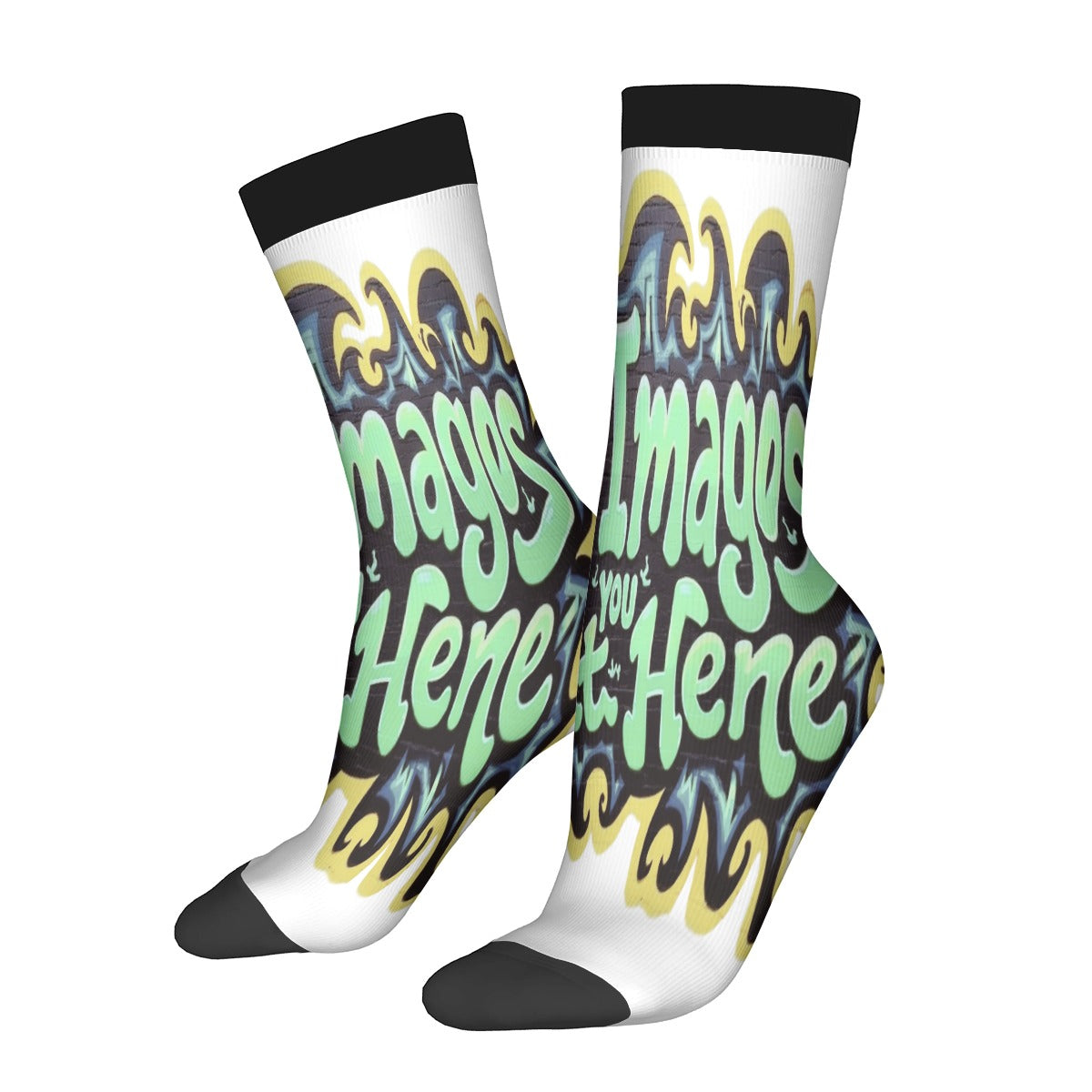 Contrast Color Socks