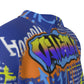 Camisa de manga corta de seda sintética para hombre HLE