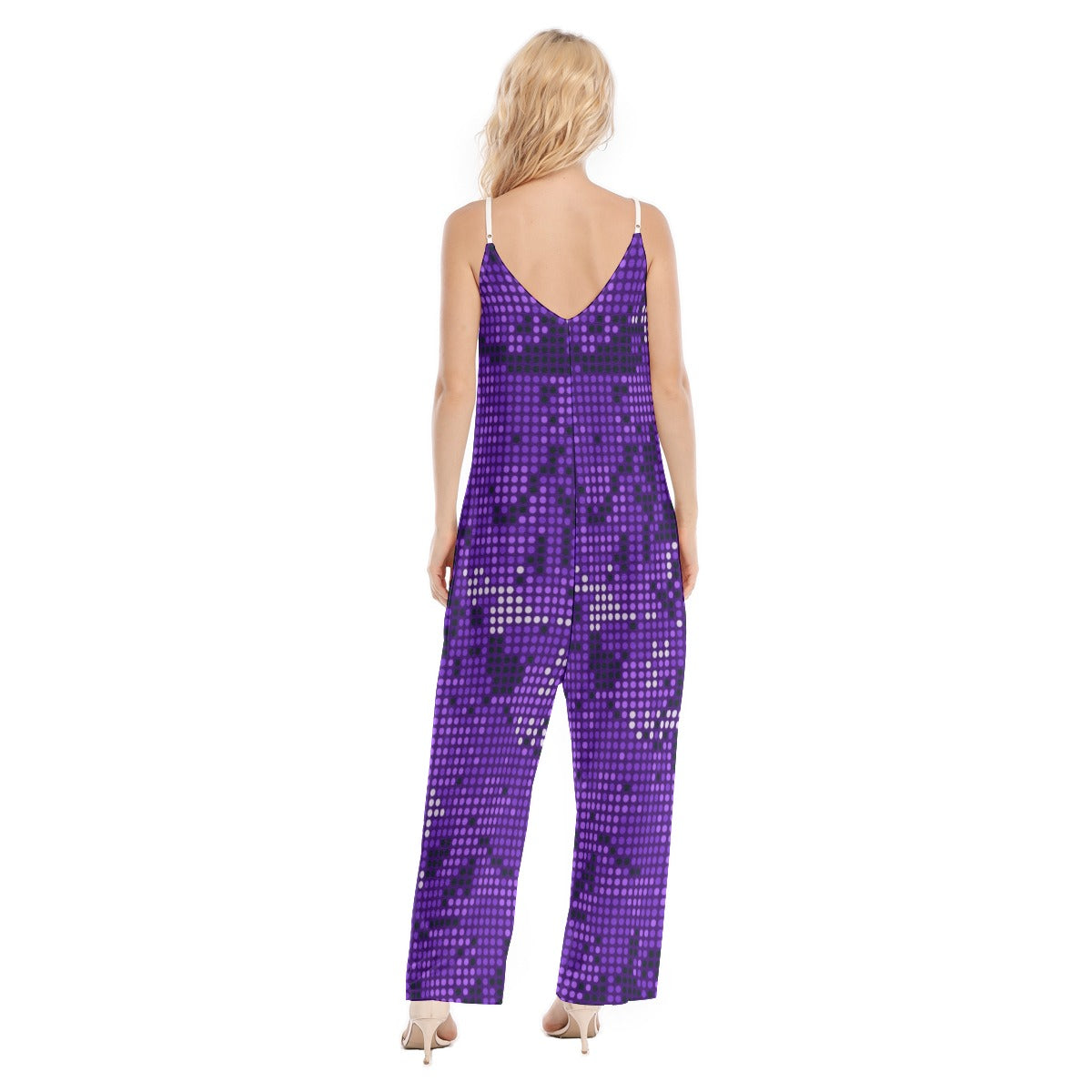 HLE Women's Loose Cami Jumpsuit