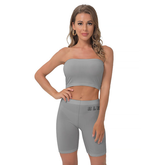 Women's Breast Wrap Shorts Suit