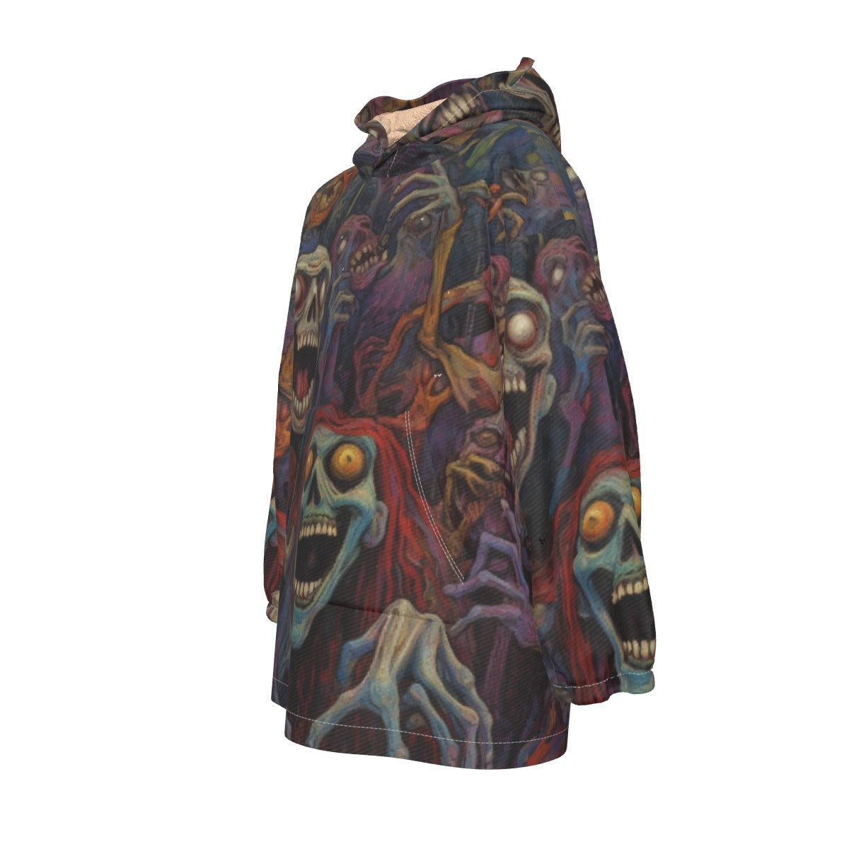 Kid's Sherpa Fleece Hoodie Blanket