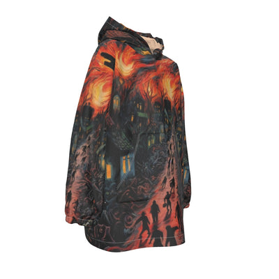 Kid's Sherpa Fleece Hoodie Blanket