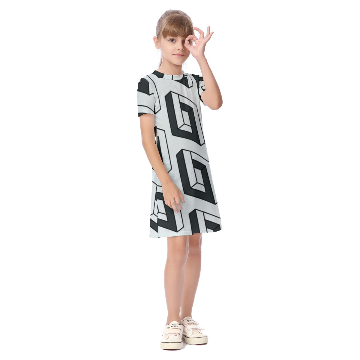 Kid's Short Sleeve Dress