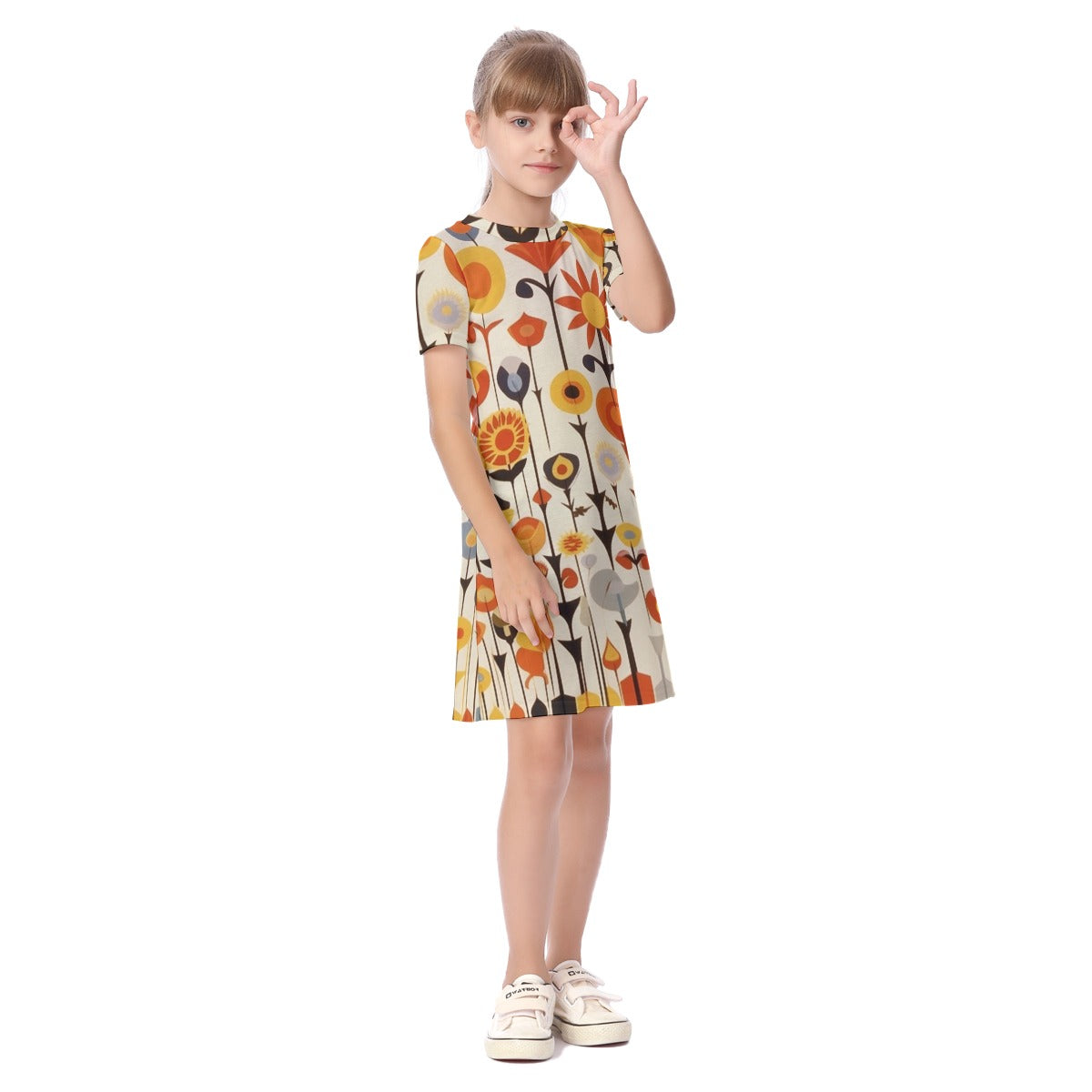 Kid's Short Sleeve Dress