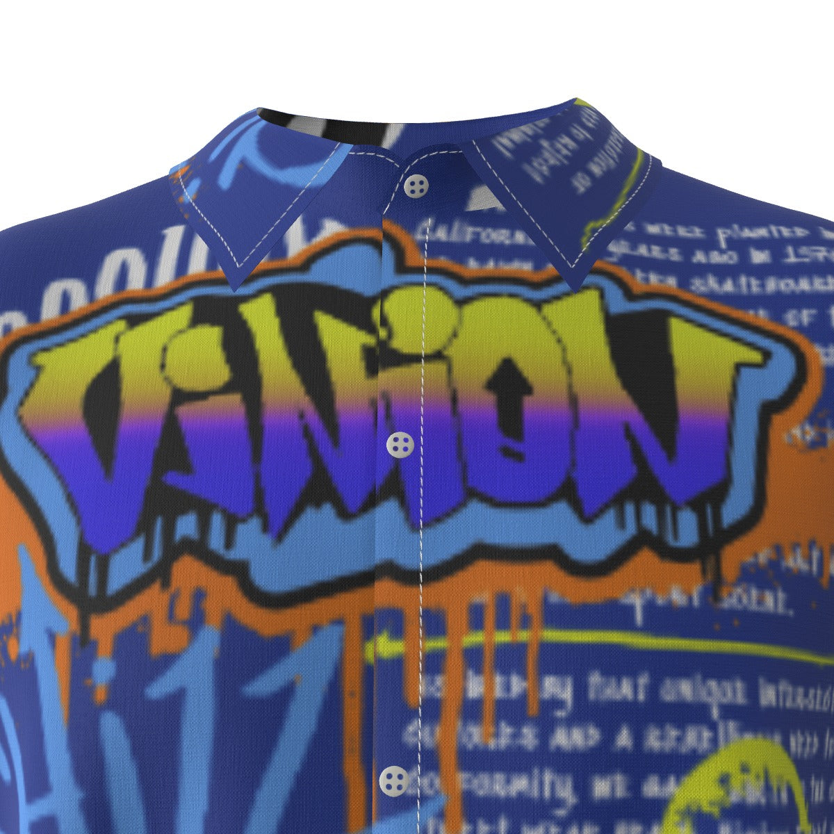 Camisa de manga corta de seda sintética para hombre HLE