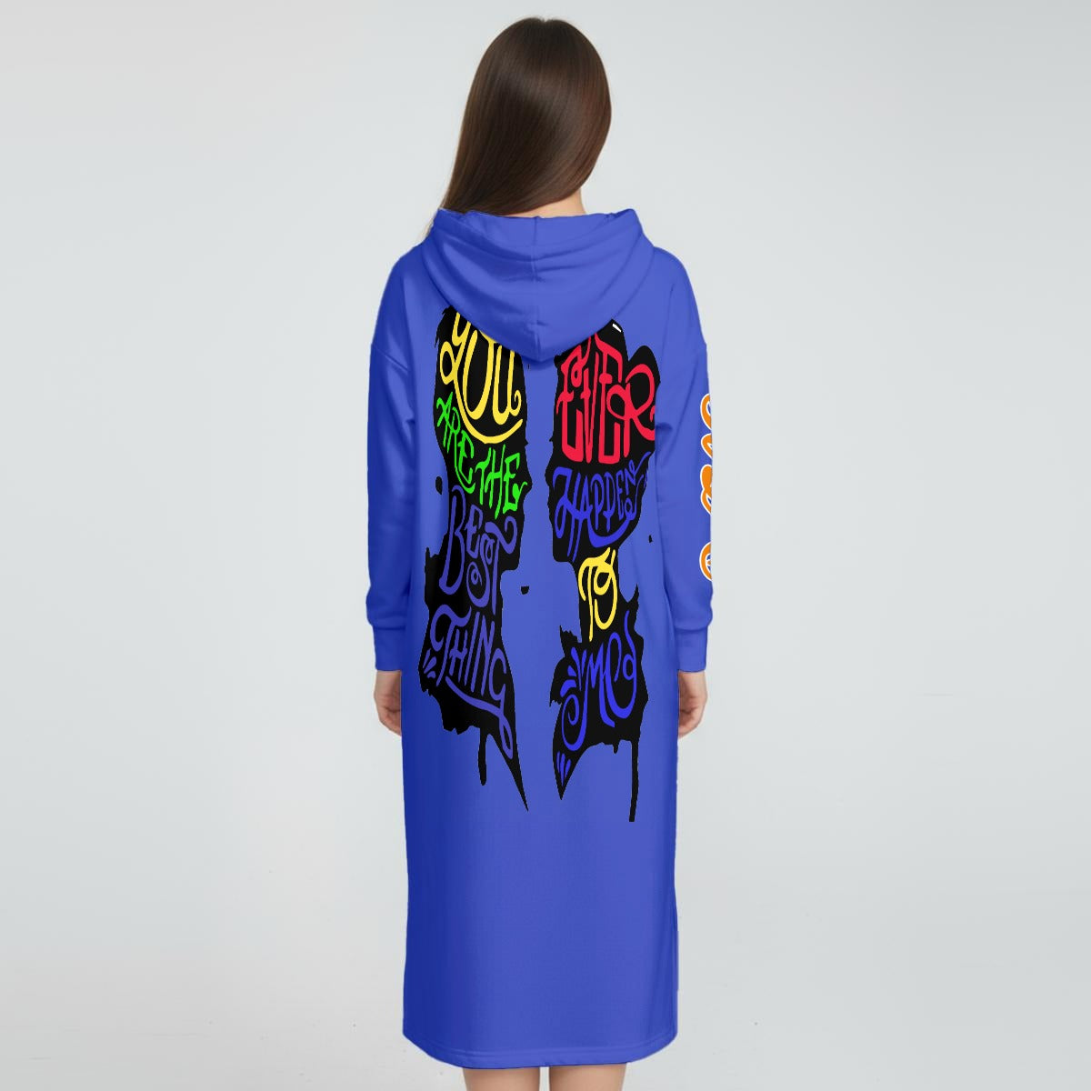 Women's Fleece-Lined Hoodie Dress