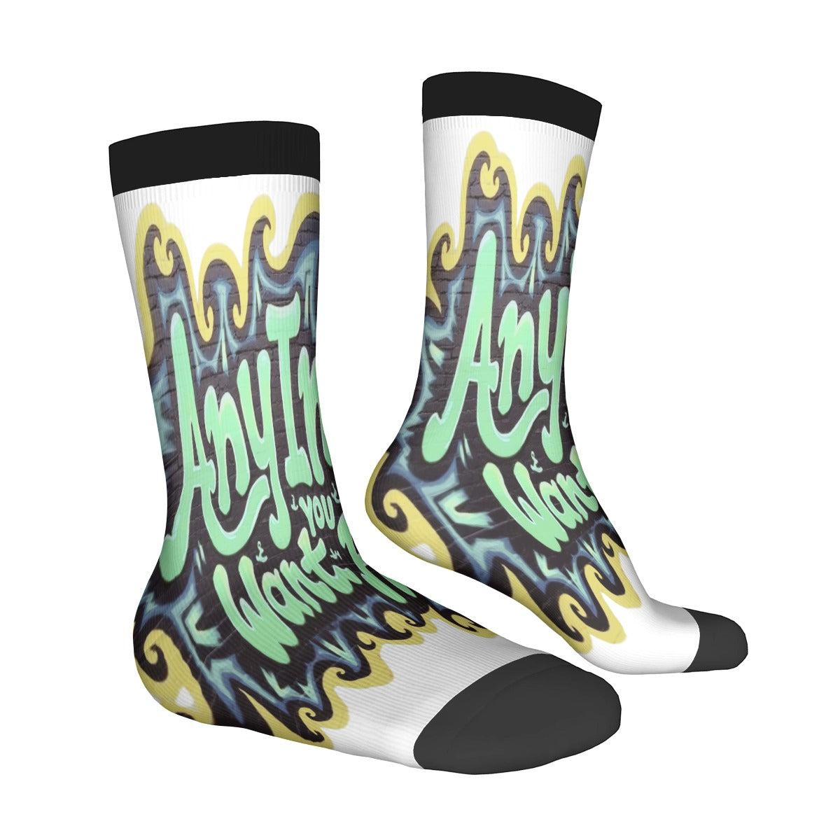 Contrast Color Socks