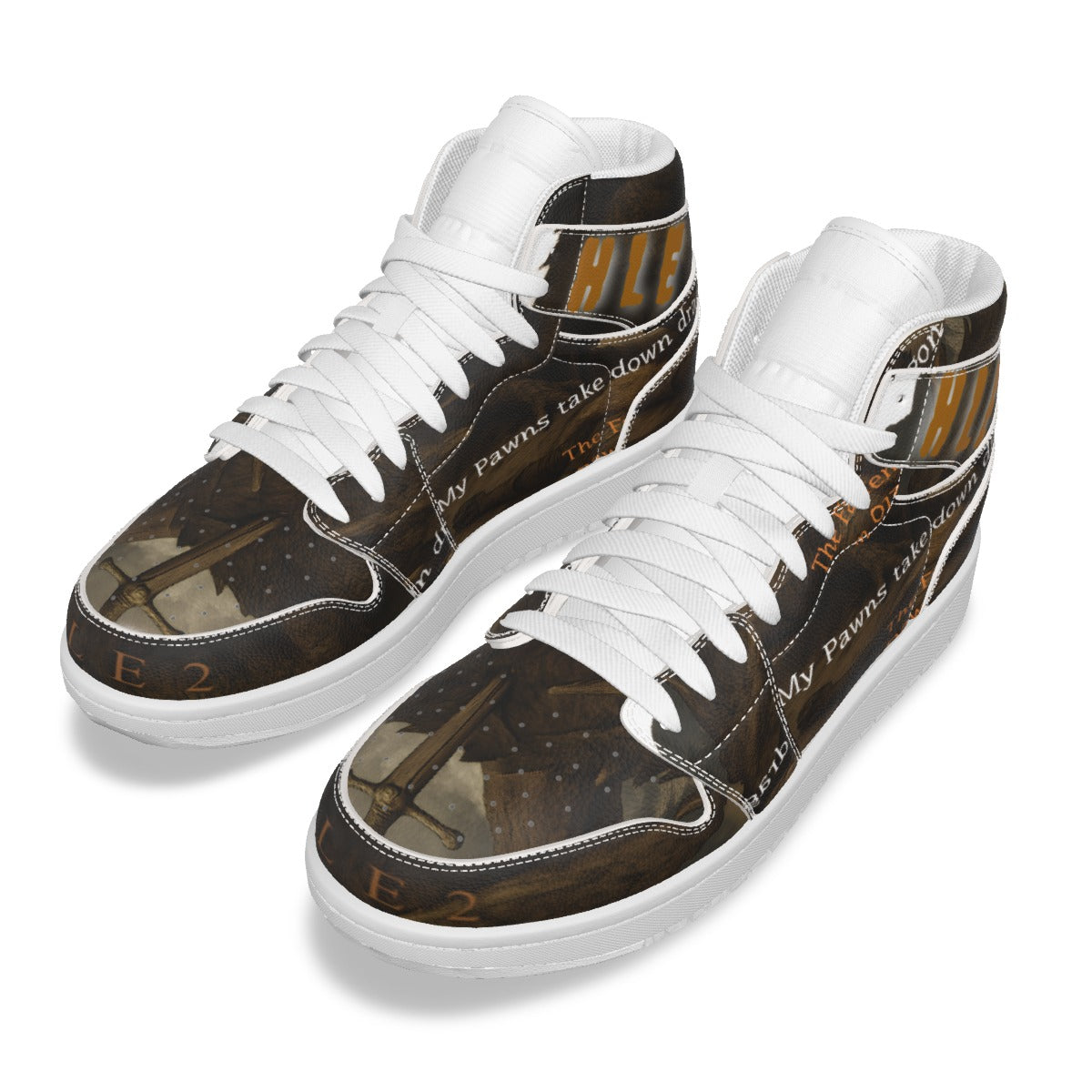 HLE2 FP13 Men's Highbury Comfort Leather Shoes with Anti-Slip Sole for All Seasons
