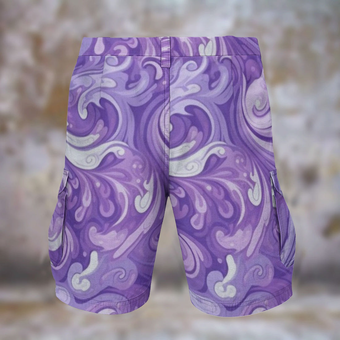 Pantalones cortos cargo para hombre
