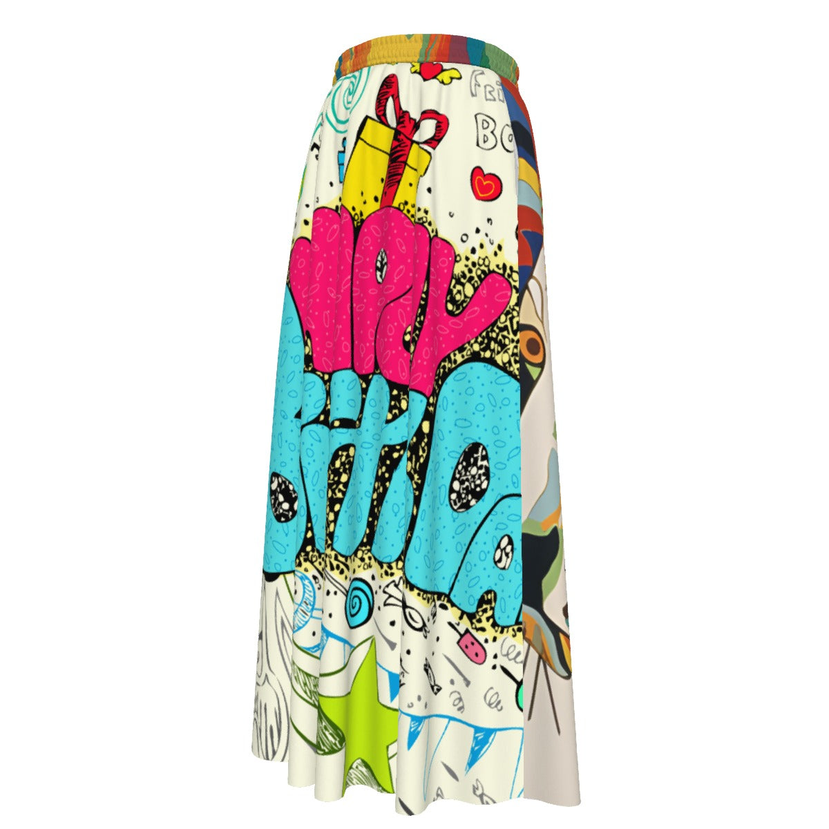 Women's Maxi Chiffon Skirts With Lining