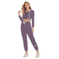 Conjunto deportivo con capucha corta para mujer