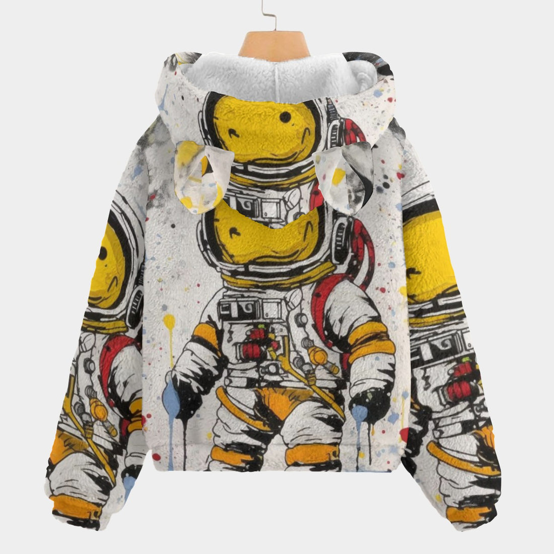 Sudadera infantil de forro polar Borg con orejas