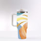 Vaso de 40 oz con asa