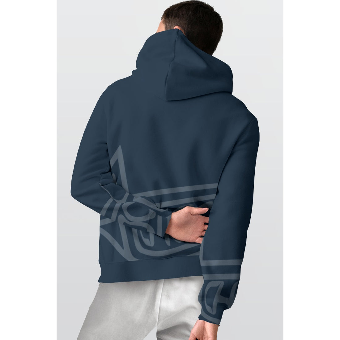 Sudadera con capucha gruesa para hombre