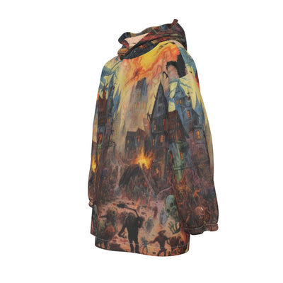Kid's Sherpa Fleece Hoodie Blanket