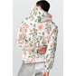 Sudadera con capucha gruesa con estampado integral para hombre
