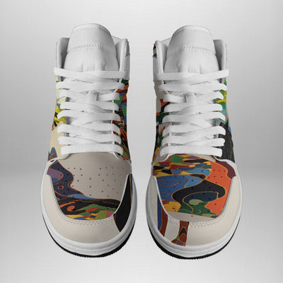 Men's Synthetic Leather Stitching Shoes