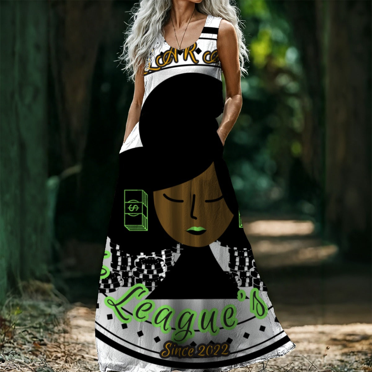 Women’s Sleeveless Maxi Dress