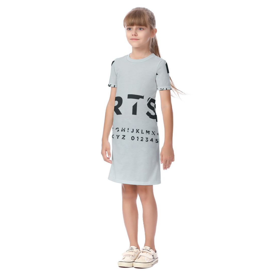 Vestido de manga corta para niños