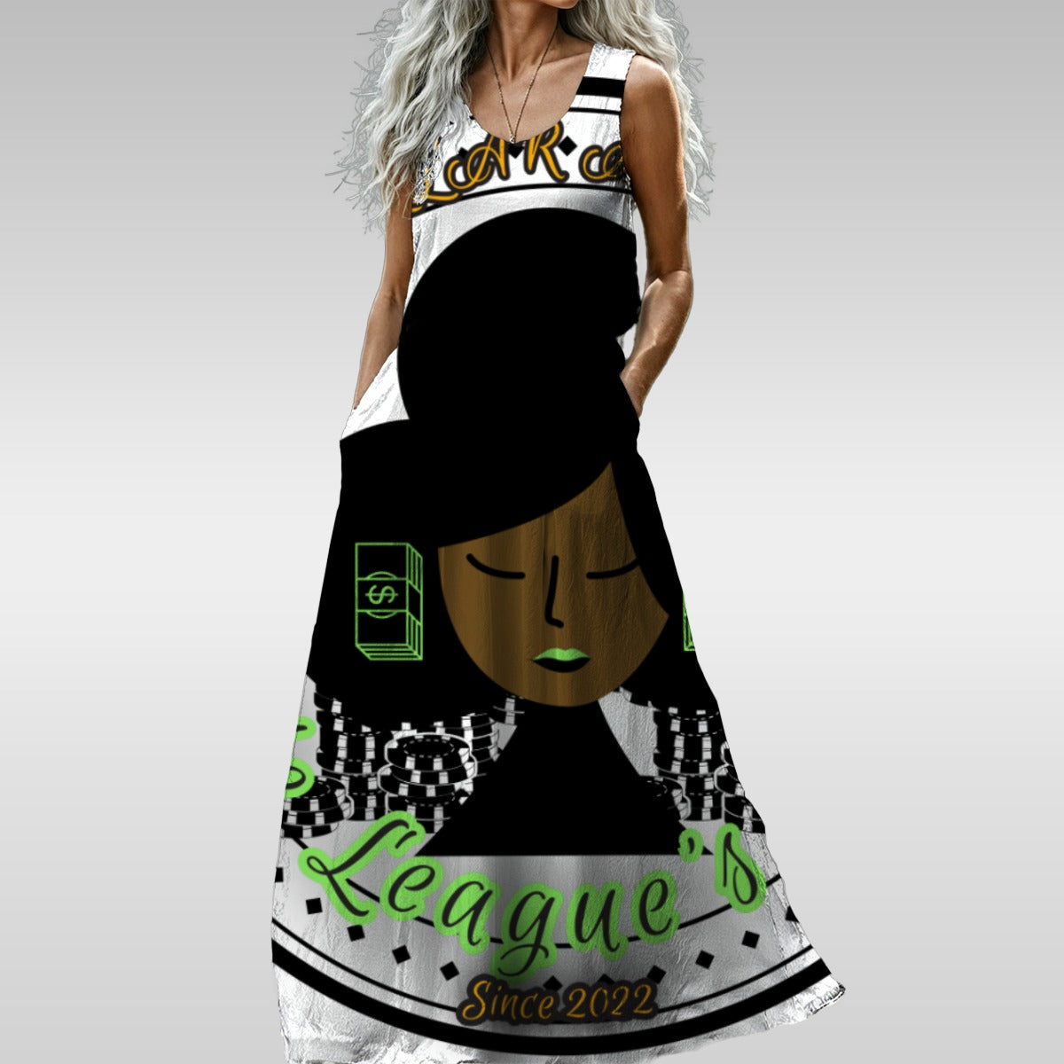 Women’s Sleeveless Maxi Dress