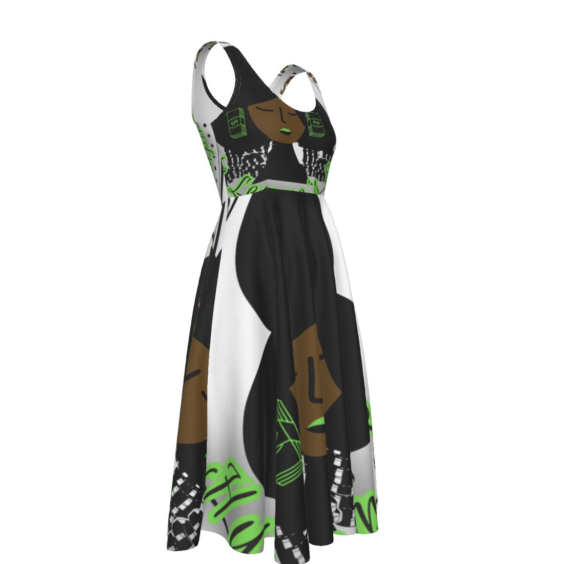 Vestido sin mangas de mujer