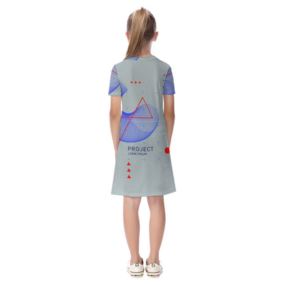 Kid's Short Sleeve Dress