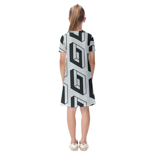 Kid's Short Sleeve Dress
