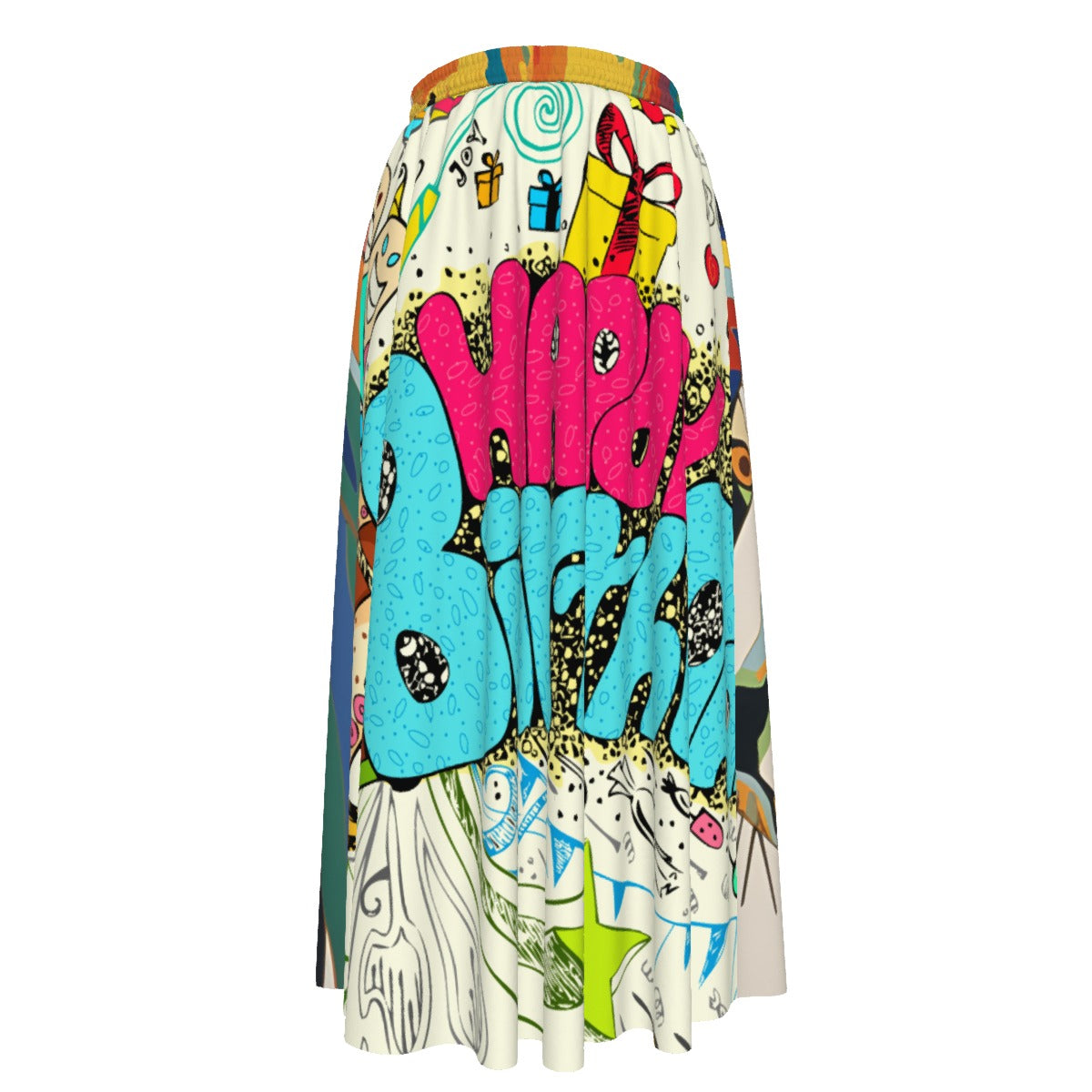 Women's Maxi Chiffon Skirts With Lining