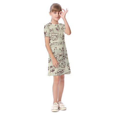 Kid's Short Sleeve Dress