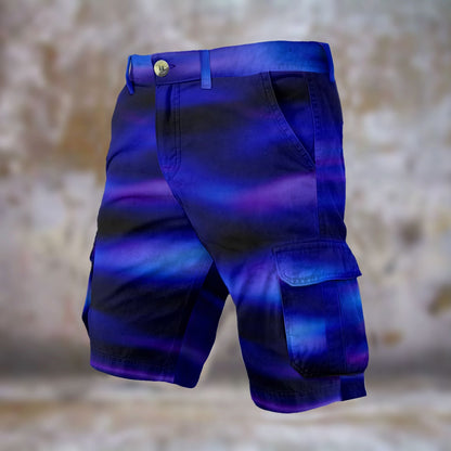 Pantalones cortos cargo para hombre