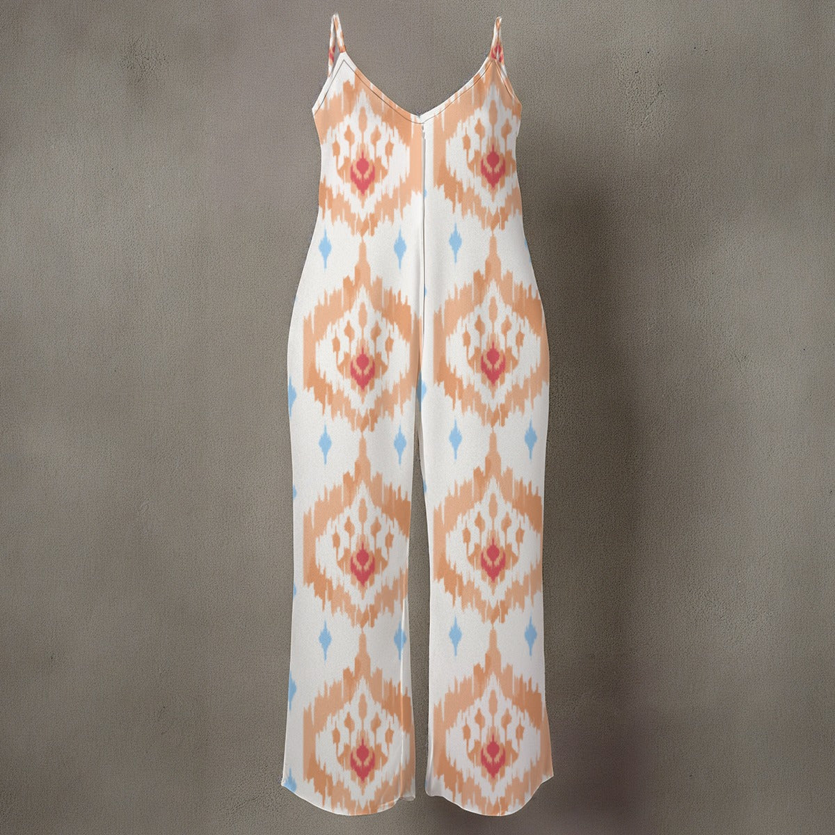 Women’s Floral Spaghetti Strap Wide-Leg Jumpsuit