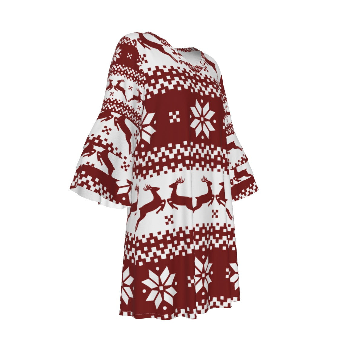 Women's Stacked Sleeve Dress