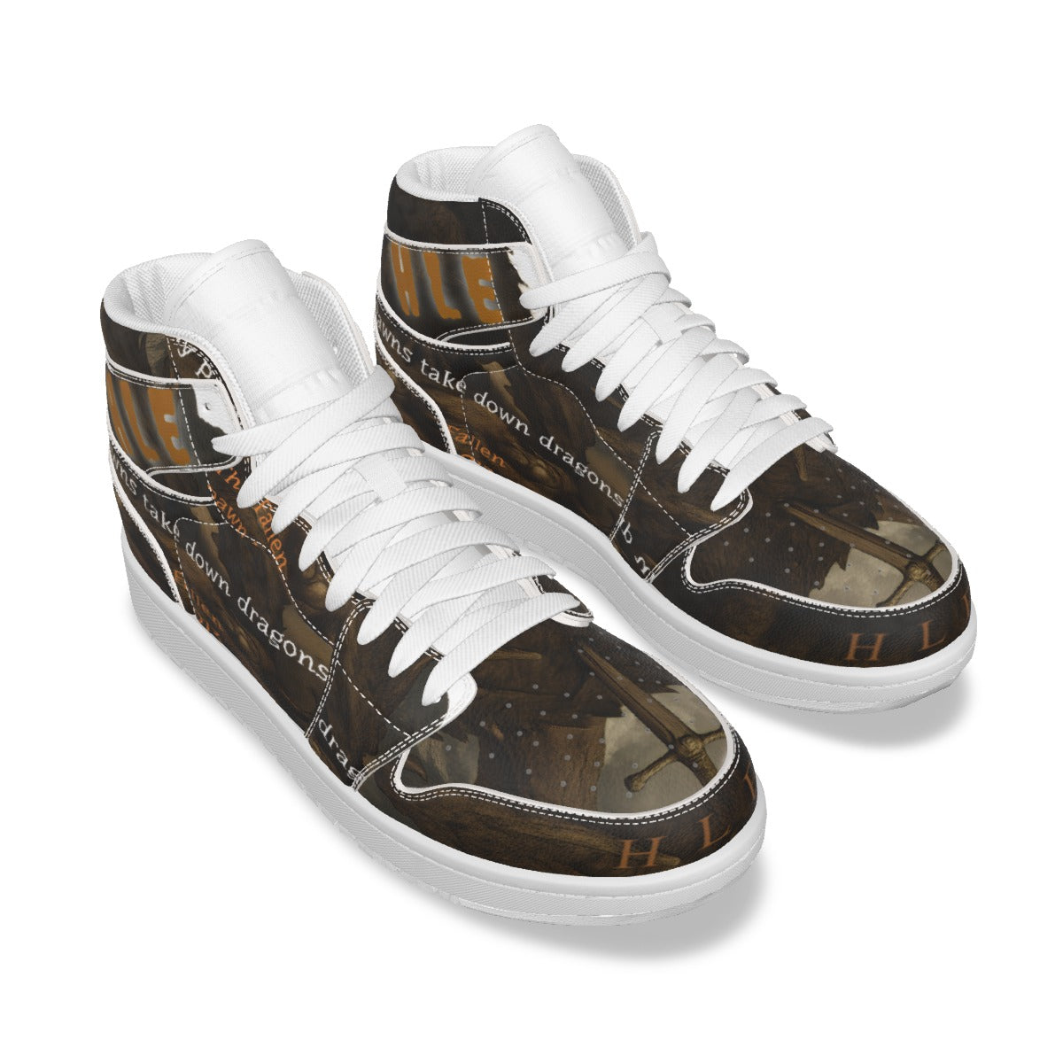 HLE2 FP13 Men's Highbury Comfort Leather Shoes with Anti-Slip Sole for All Seasons