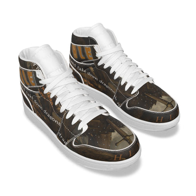 HLE2 FP13 Men's Highbury Comfort Leather Shoes with Anti-Slip Sole for All Seasons