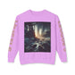 Unisex Lightweight Crewneck Sweatshirt - 'Empire Hustle' Urban Art Design