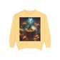 Mystic Candlelight Unisex Garment-Dyed Sweatshirt with Tarot Design
