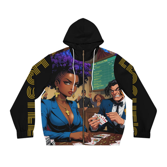 HLE Full-Zip Hoodie for Men - Perfect for Gamers and Card Players