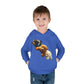 Cute Bear Toddler Hoodie - Cozy Fleece Pullover with 'Hustle' Design