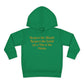 HLE Toddler Fleece Hoodie - "Respect the Hustle" Inspirational Design