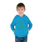 Empowering Toddler Fleece Hoodie - "I Eat Peer Pressure"