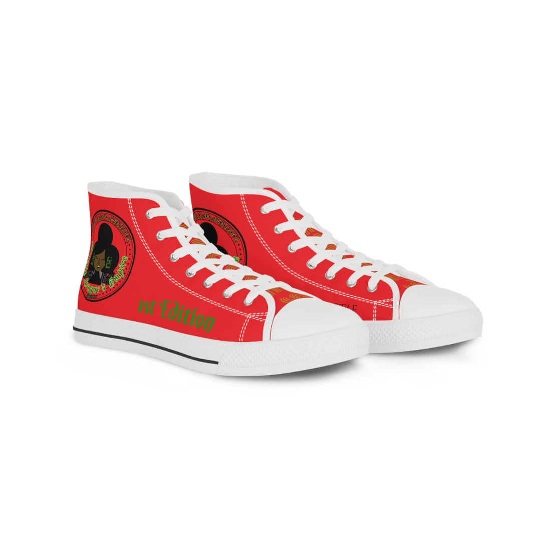 Red HLE High Top Sneakers 1st Edition