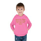 HLE Toddler Fleece Hoodie - "Respect the Hustle" Inspirational Design