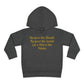 HLE Toddler Fleece Hoodie - "Respect the Hustle" Inspirational Design