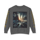 Unisex Lightweight Crewneck Sweatshirt - 'Empire Hustle' Urban Art Design