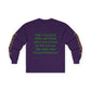 HLE Inspirational Long Sleeve Tee - Empowerment Quote & Graphic