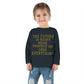 Camiseta de manga larga para niños pequeños: "El futuro está aquí" y "El imperio de la Hustle League"