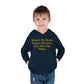 HLE Toddler Fleece Hoodie - "Respect the Hustle" Inspirational Design